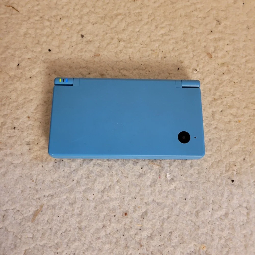 Nintendo DSi‎ Blue Handheld Console Bundle 3 Games Carry Case No Charger...